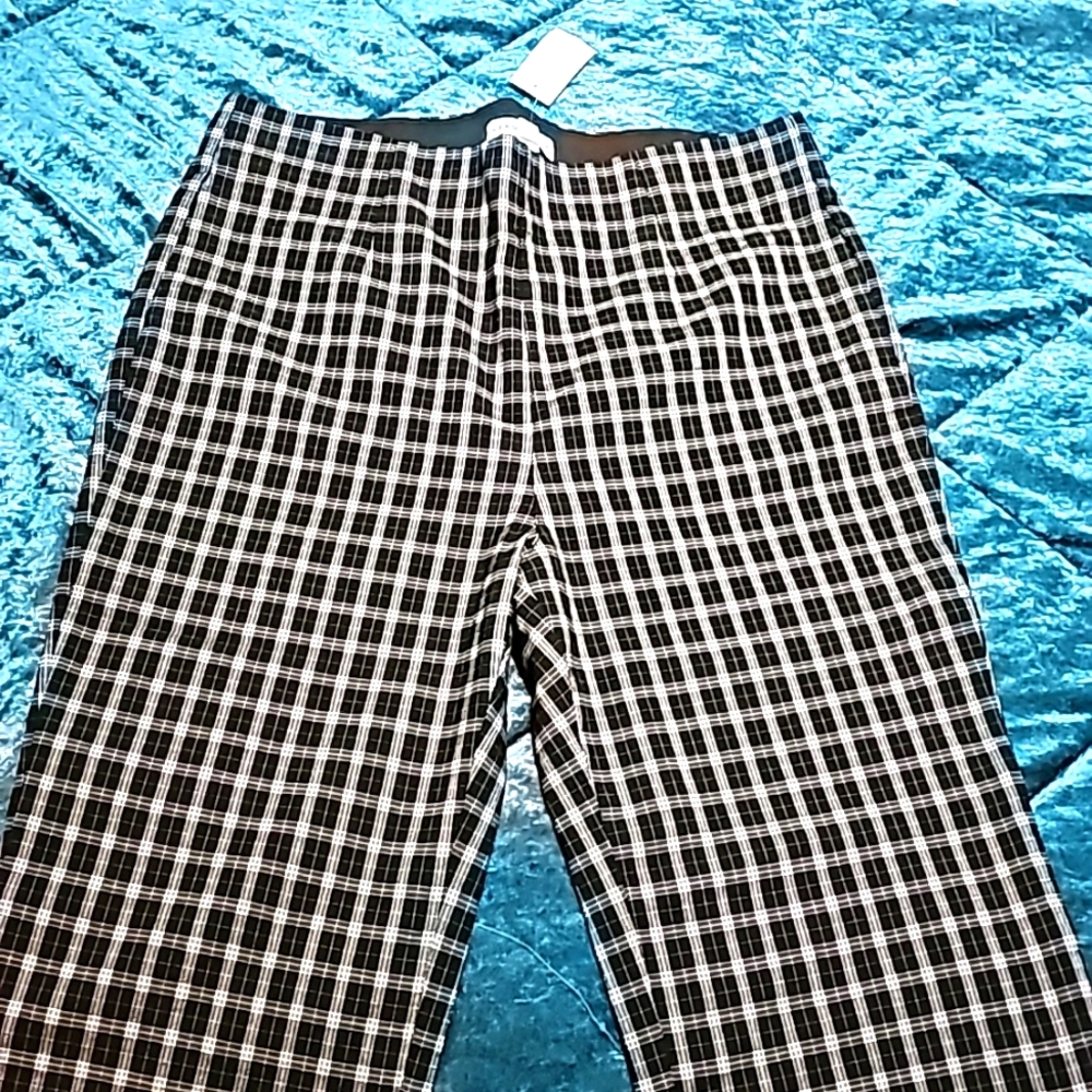 Aeropostale plaid pull on pants